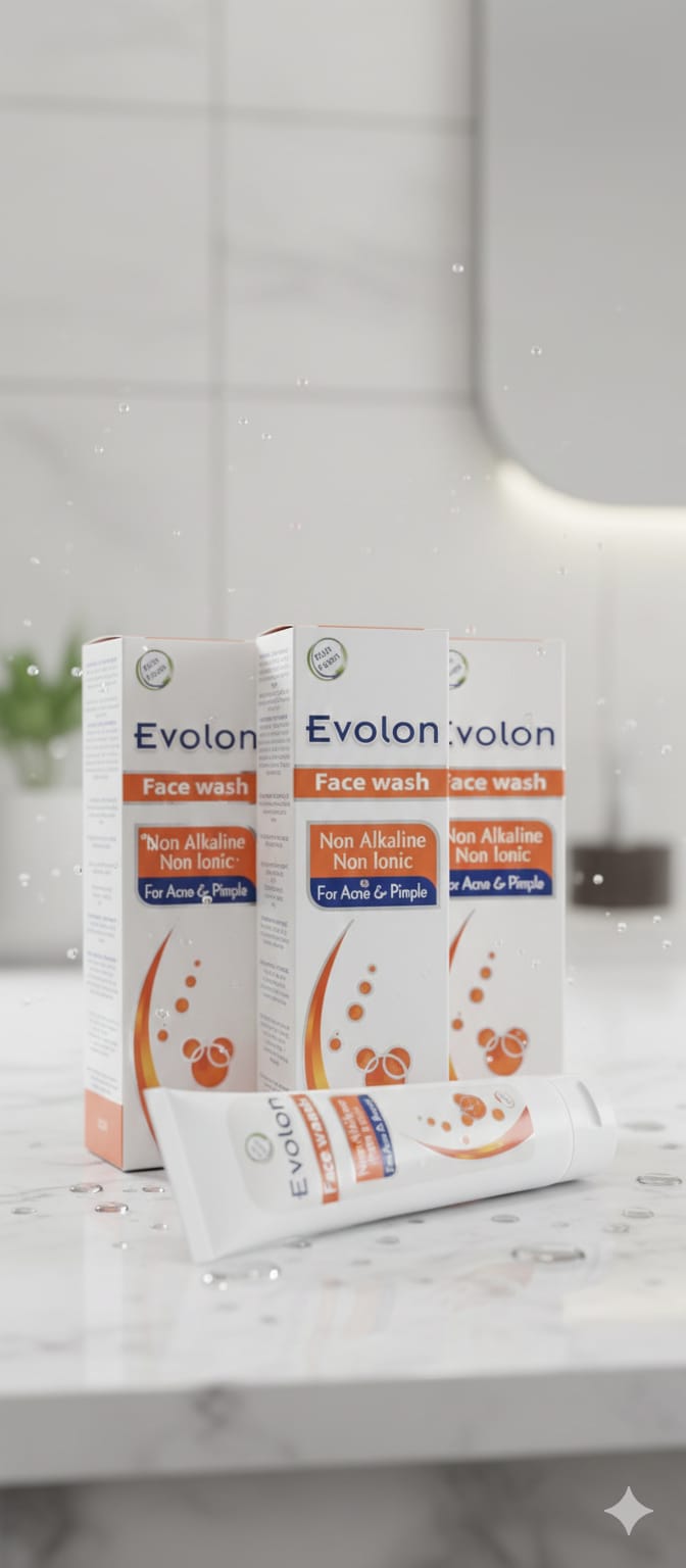 EVOLON FACE WASH - Non Alkaline Non Ionic For Acne & Pimple