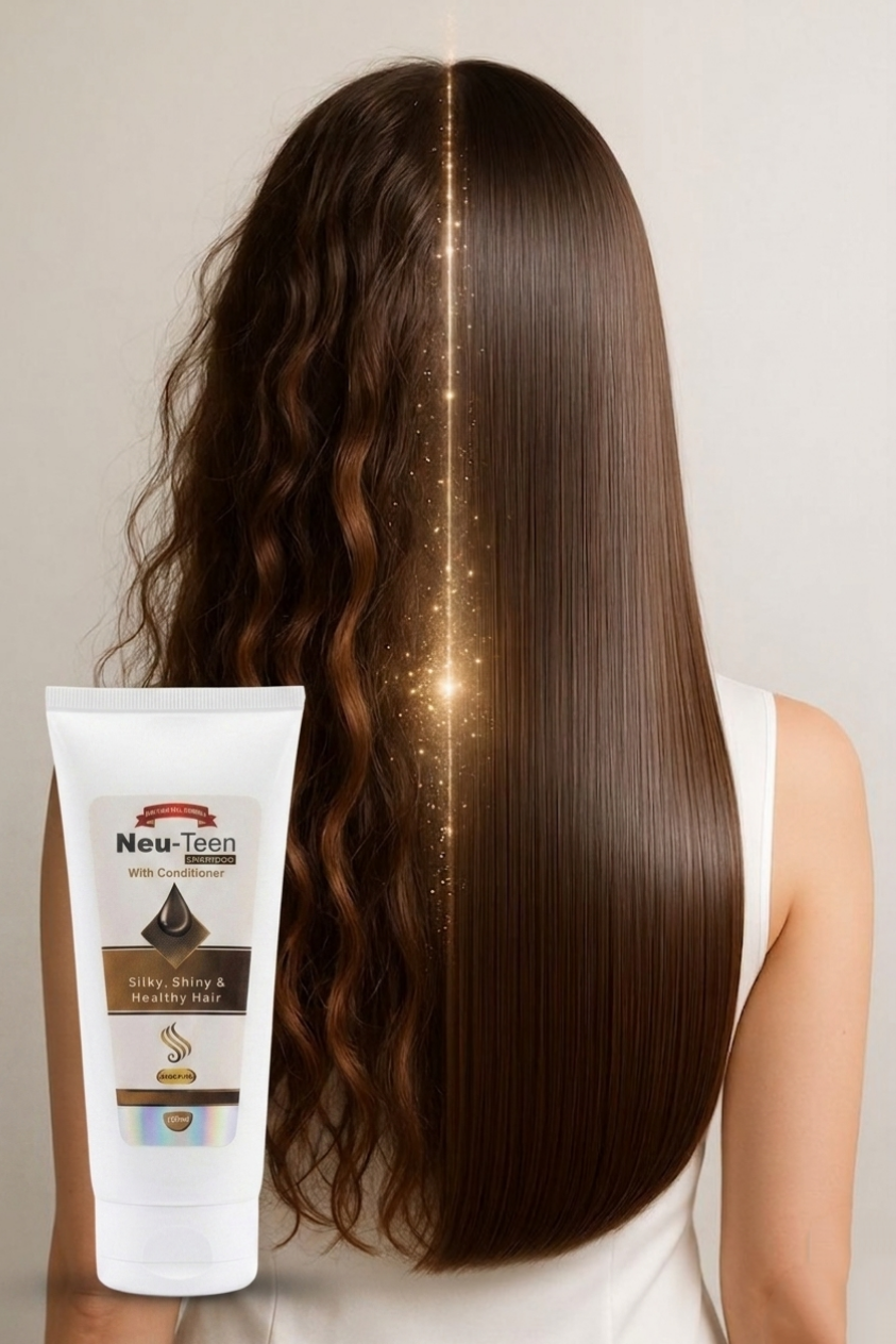 NEU-TEEN SHAMPOO WITH CONDITIONER - Silky, Shiny & Healthy Hair 50% OFF