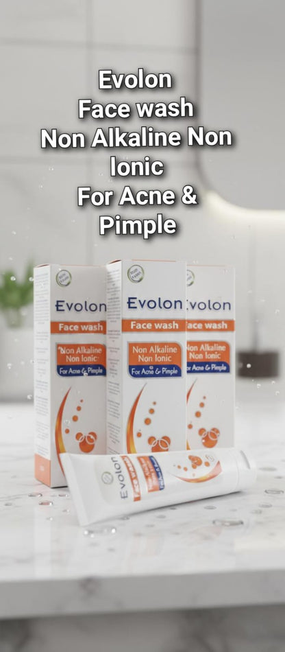 EVOLON FACE WASH - Non Alkaline Non Ionic For Acne & Pimple