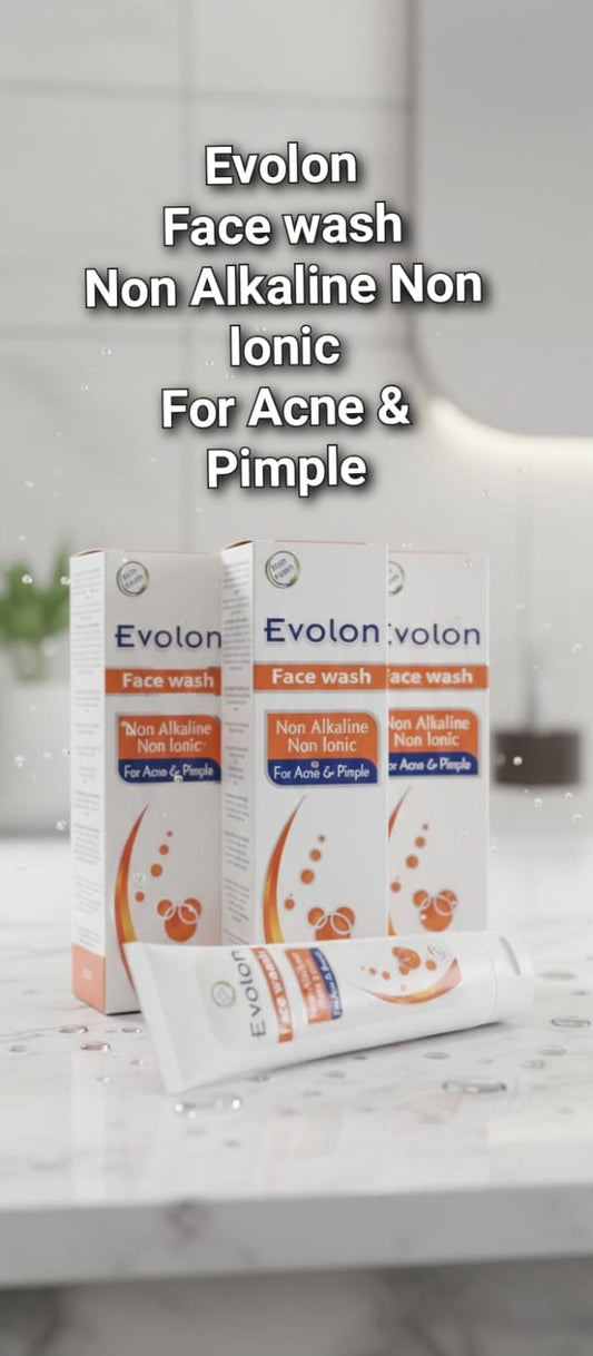 EVOLON FACE WASH - Non Alkaline Non Ionic For Acne & Pimple
