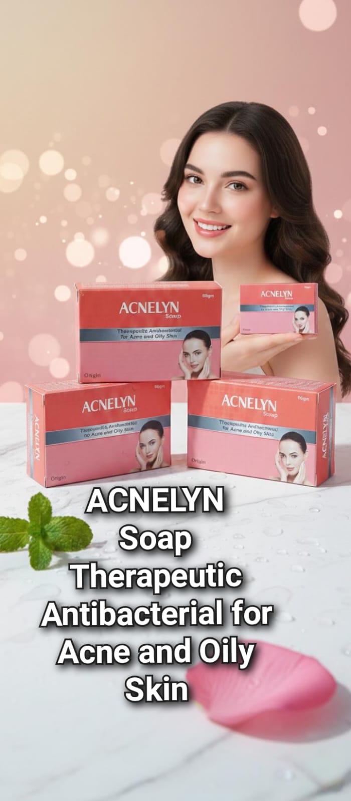 ACNELYN SOAP THEERAPEUTIC ANTIBACTERIAL FOR ACNE AND OILY SKIN