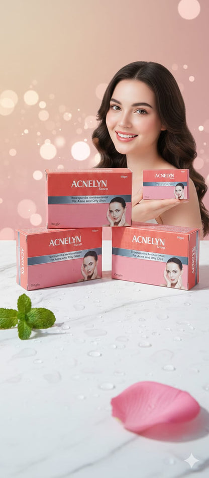 ACNELYN SOAP THEERAPEUTIC ANTIBACTERIAL FOR ACNE AND OILY SKIN