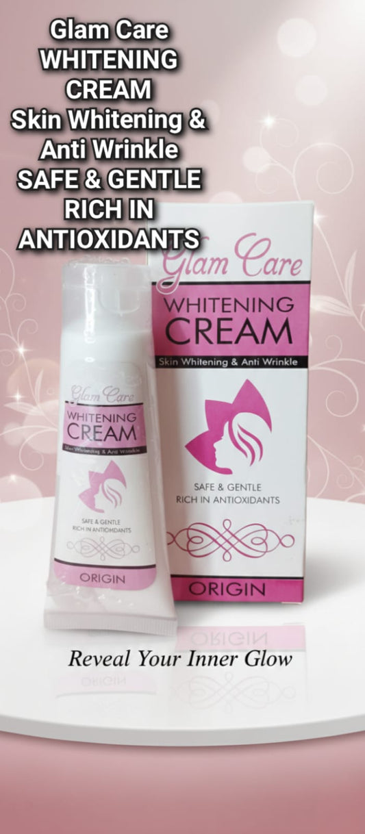 GLAM CARE WHITENING CREAM - SKIN WHITENING & ANTI WRINKLE