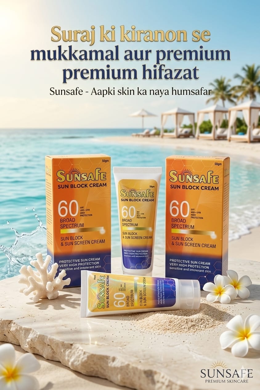 SUNSAFE SUN BLOCK CREAM 50% OFF