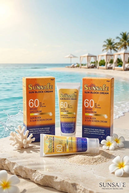 SUNSAFE SUN BLOCK CREAM 50% OFF